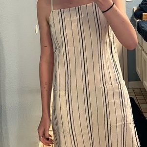 White & Black Summer Dress